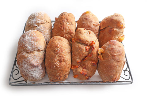 【送料無料】もちもちふわふわの一番人気「大麦高加水パン 各種2個セット」